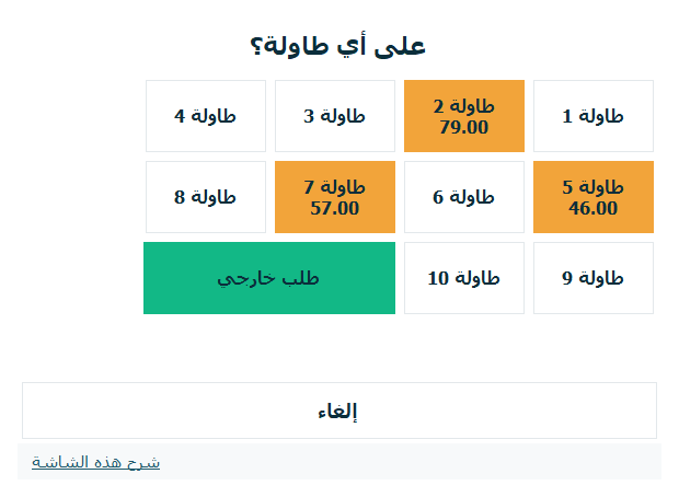 صورة ويندوز الأصلية ببيانات ديمو وهمية: تقسيم أصناف المطعم والمدفوعات