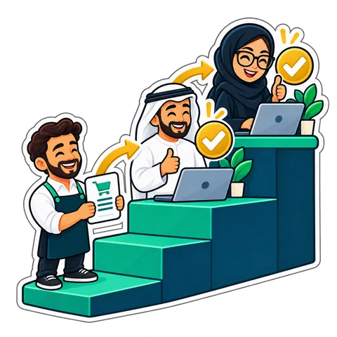 طلب يصعد إلى الموافق المناسب