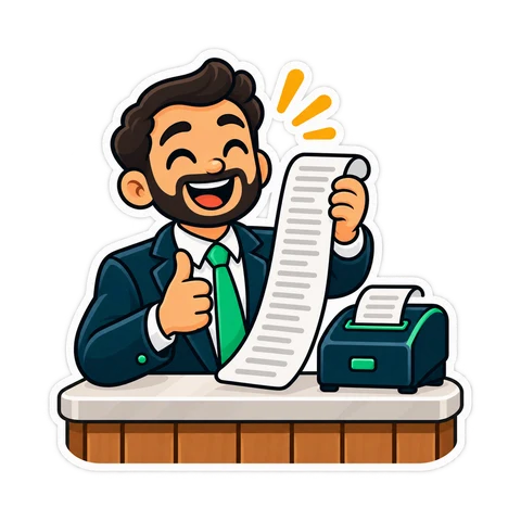 Sales from the till arrive in the books by themselves